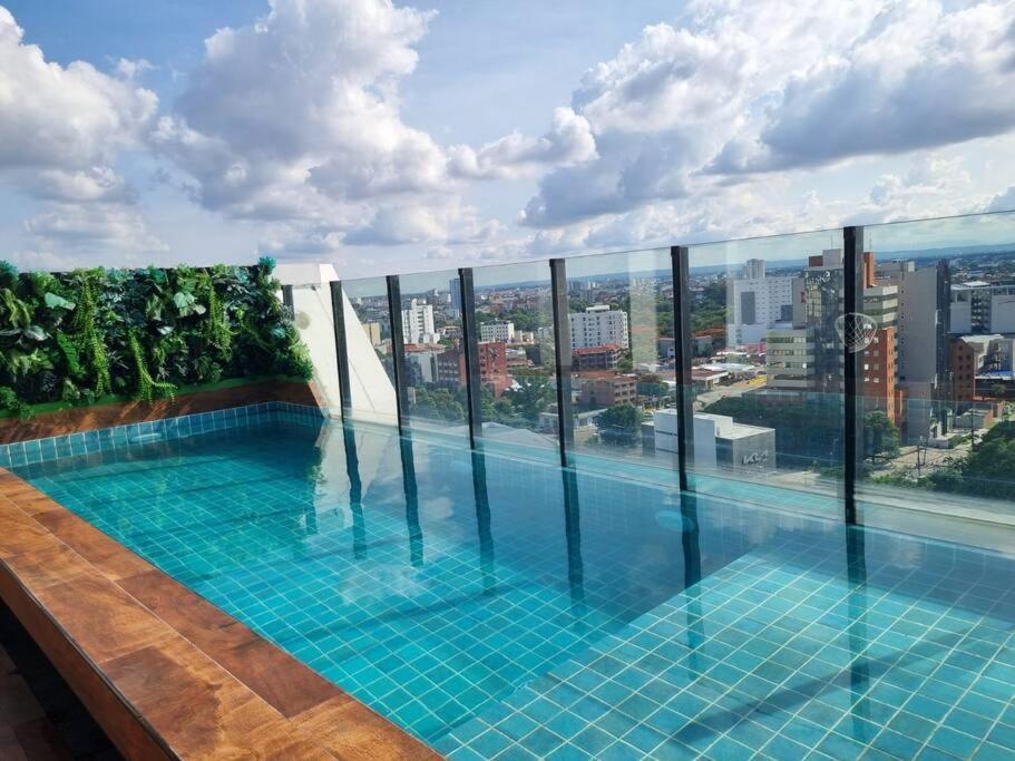 Departamento Con Vista De Lujo Apartman Santa Cruz de La Sierra Kültér fotó